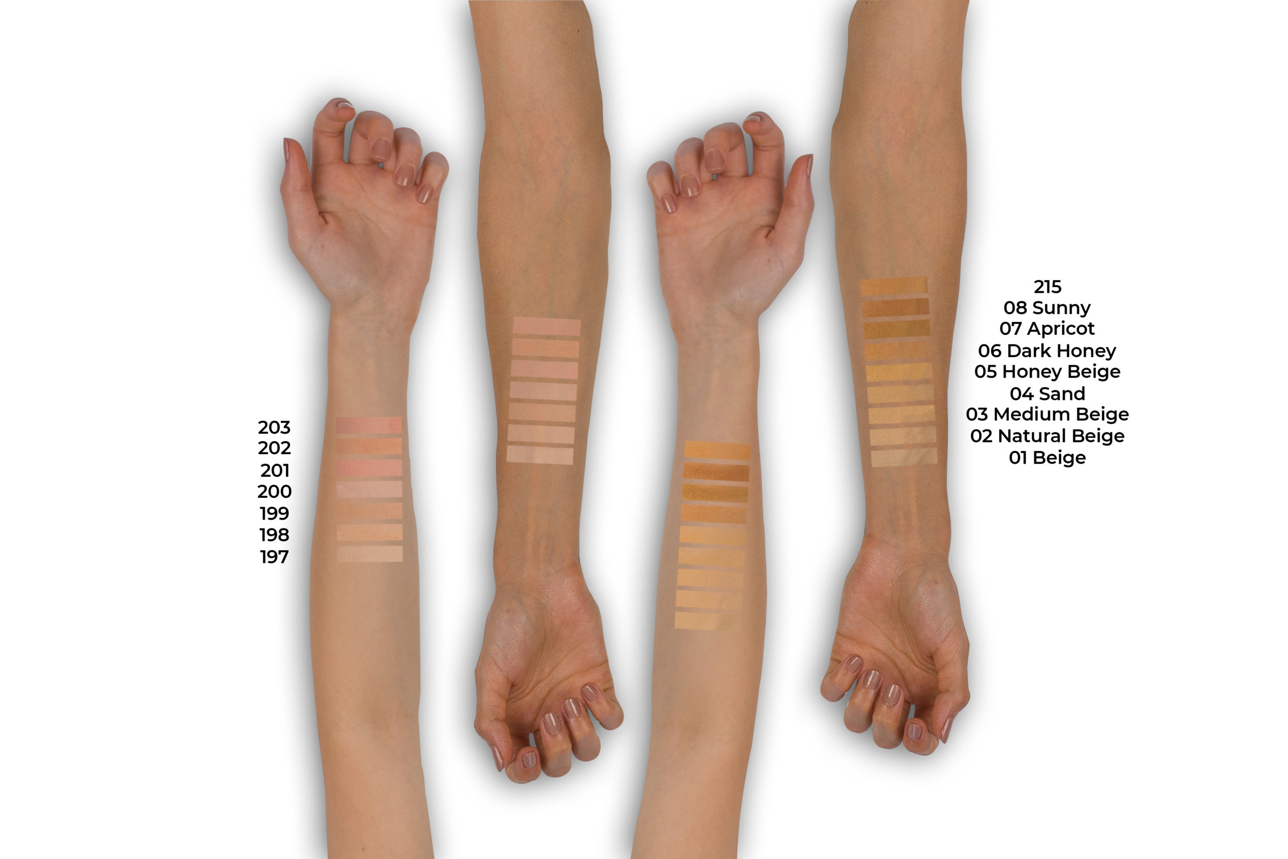 compaqct powder shades